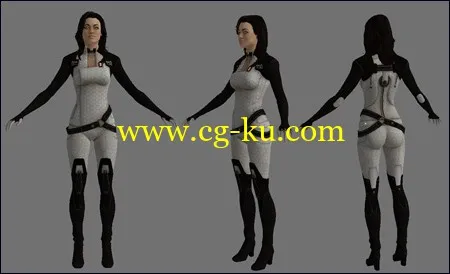 Miranda from Mass Effect 2 Lightwave  FBX的图片1