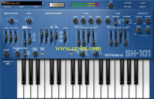 Roland SH-101 PLUG-OUT V1.0.2 Regged WiN的图片1