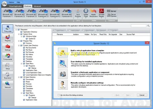 Spoon Virtual Application Studio 12.0.340的图片1