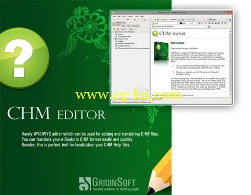 GridinSoft CHM Editor 2.0 Build 35的图片1