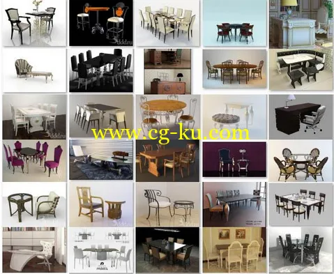 3DDD Table & Chair的图片1