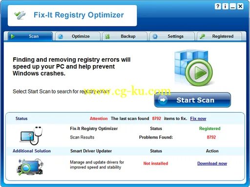 Fix-It Registry Optimizer 3.0的图片1