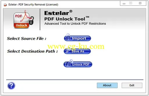 Estelar PDF Unlock Tool 4.0.0.2 + Portable的图片1