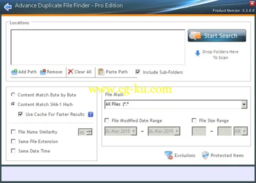 Ashisoft Duplicate File Finder 5.1.0.0 + Portable的图片1