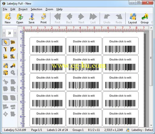 LabelJoy 5.4.0 Build 203 Multilingual 标签打印软件的图片2