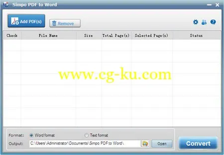 Simpo PDF To Word 3.5.2 Multilingual + Portable的图片1