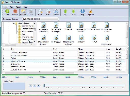 Abyssmedia Audio CD Burner 4.5.0.0的图片1