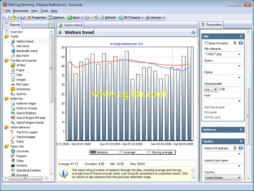 Dataland Web Log Storming 3.0 Build 658 Professional Edition的图片1