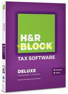 H&R Block Tax Software Deluxe + Efile + State 2014.2.0.3701的图片1