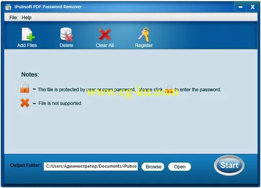 IPubsoft PDF Password Remover 2.1.6 Multilingual的图片1