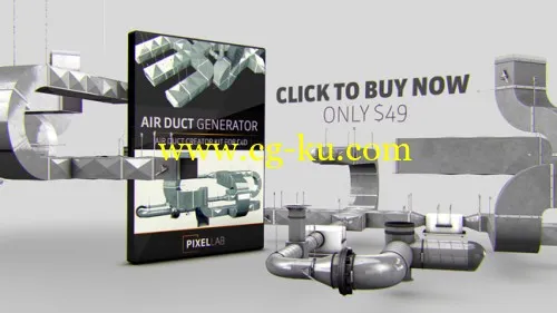 The Pixel Lab Air Duct Generator For Cinema 4D的图片1