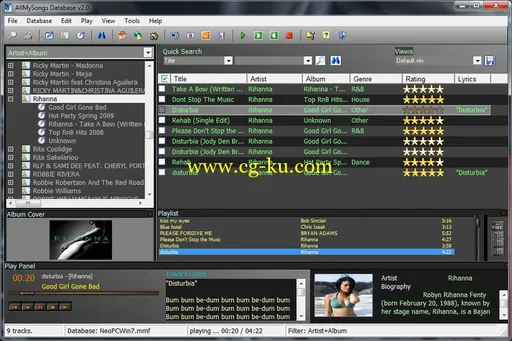 AllMySongs Database 2.5的图片1