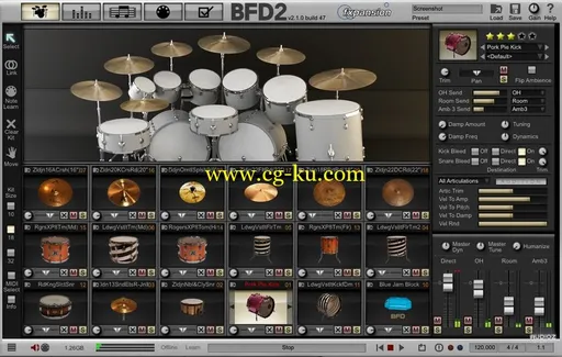 音效下载FXPansion BFD 2 ORiGiNAL Audio Data Installer 2012 WiN-KRock的图片1