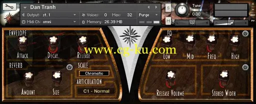 音效下载Versilian Studios Dan Tranh Vietnamese Zither KONTAKT VST AU的图片1