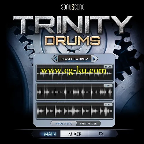 音效下载Best Service – Sonuscore Trinity Drums KONTAKT的图片1