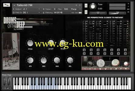 音效下载Auddict Drums of the Deep Vol 1 KONTAKT的图片1