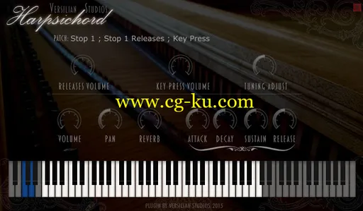 Versilian Studios Harpsichord KONTAKT VST AU的图片1