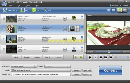 AnyMP4 MXF Converter 6.2.22 Multilingual的图片1