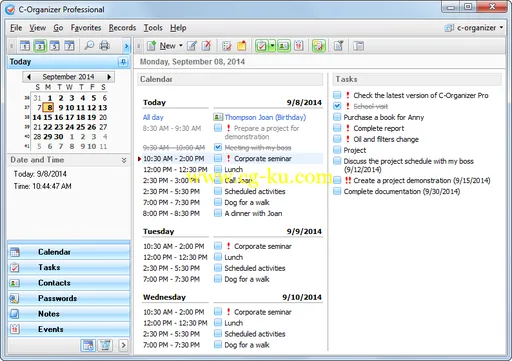 CSoftlabs C-Organizer Professional 6.0的图片1