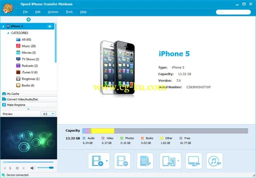 Tipard iPhone Transfer Ultimate 8.2.12 Multilingual的图片1