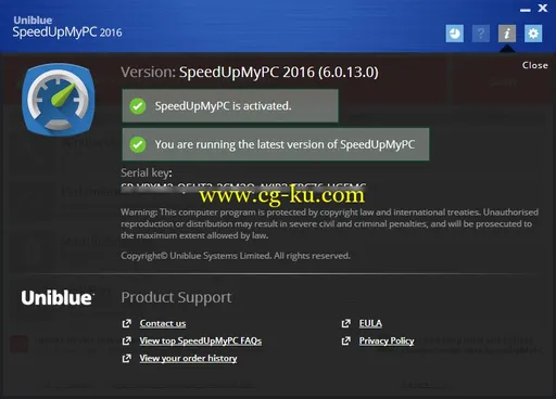 Uniblue SpeedUpMyPC 2016 6.0.14.2 Multilingual的图片2