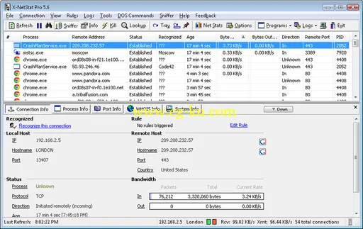 X-NetStat Professional 5.62的图片1