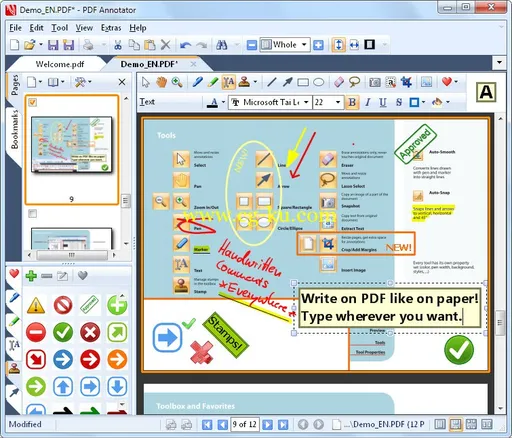 PDF Annotator 6.0.0.602 Multilingual + Portable PDF编辑工具的图片1