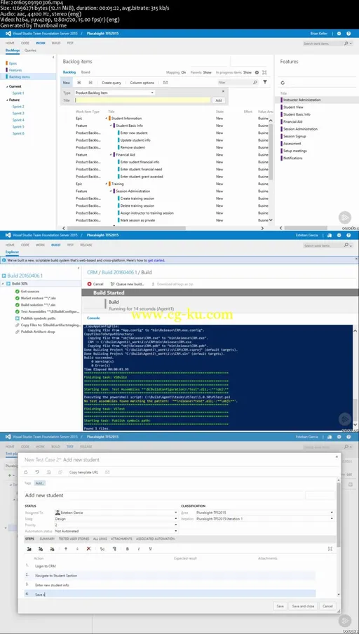 End-to-end Software Development with Team Foundation Server 2015的图片2