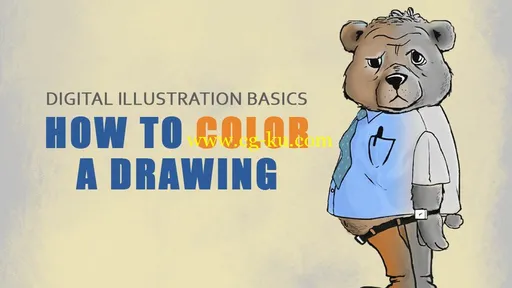 Digital Illustration Basics: How to Color a Drawing in Photoshop的图片1