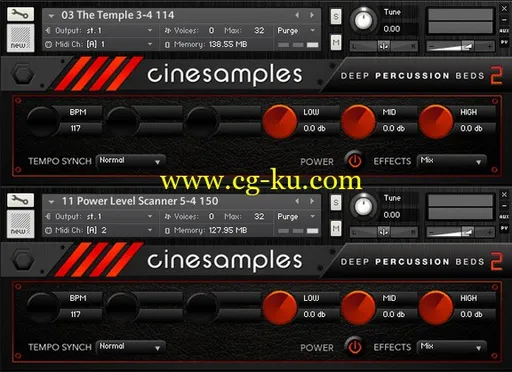 音效下载Cinesamples – Deep Percussion Beds 2 v1.6 KONTAKT的图片1