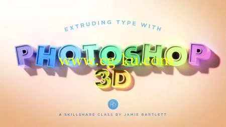 Extruding Type with Photoshop 3D的图片1