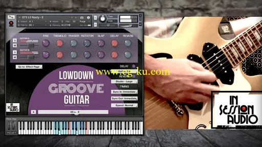 音效下载In Session Audio Lowdown Groove Guitar and Direct KONTAKT的图片1