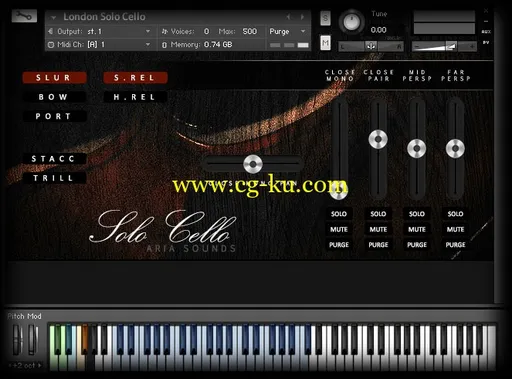 音效下载ARIA Sound London Solo Cello KONTAKT的图片1