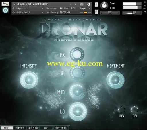 音效下载Gothic Instruments Dronar Hybrid Module KONTAKT的图片1