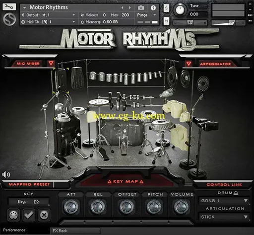 音效下载Soundiron Motor Rhythms KONTAKT的图片1