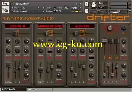 音效下载Rhythmic Robot Audio Drifter KONTAKT的图片1