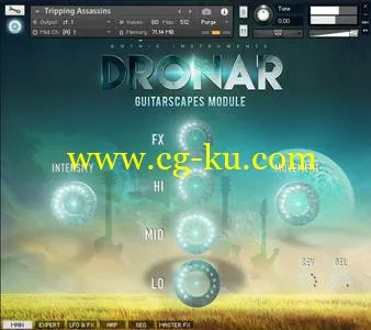 音效下载Gothic Instruments Dronar Guitarscapes Module KONTAKT的图片1