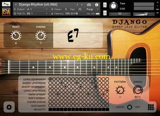 音效下载Impact Soundworks Django Gypsy Jazz Guitar KONTAKT的图片1