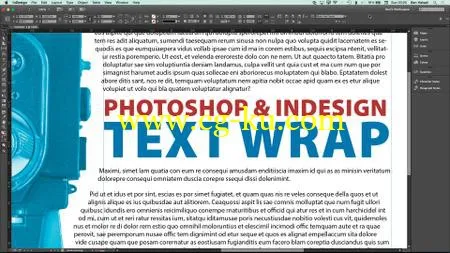 Photoshop集合InDesign创建图像掩码的图片1