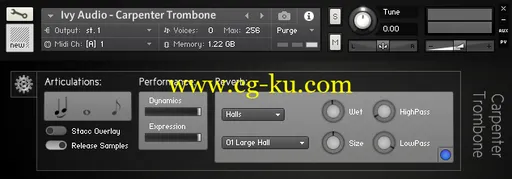 Ivy Audio – Carpenter Trombone KONTAKT的图片1