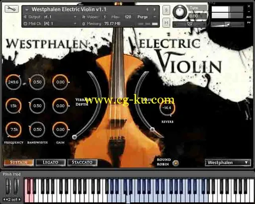 Strezov Sampling Westphalen Electric Violin KONTAKT的图片1