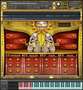 Crypto Cipher Audio Lab Tabla Loops KONTAKT的图片1