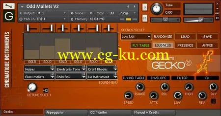 Cinematique Instruments GECKO Odd Mallets KONTAKT的图片1