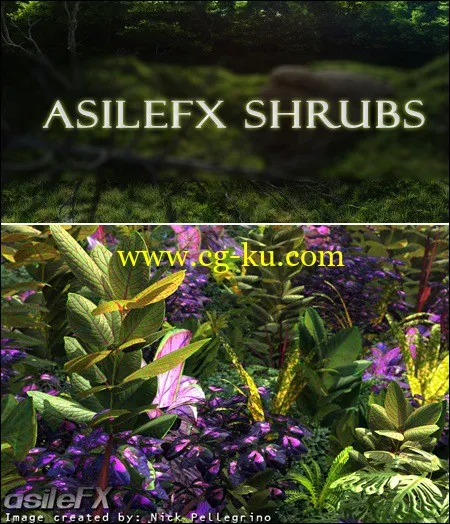 AsileFX Shrub Tropical Plants Pack – Vuegen的图片1