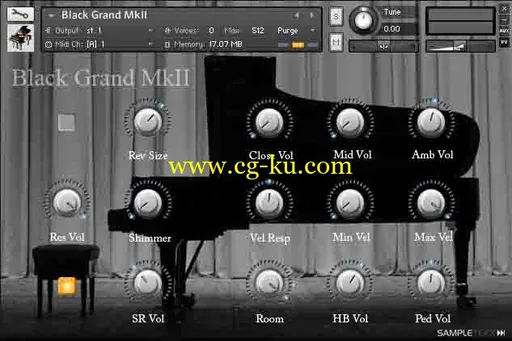 Sampletekk Black Grand MkII KONTAKT的图片1