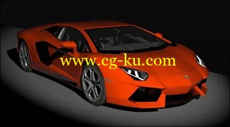 兰博基尼Aventador跑车模型的图片1