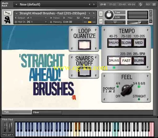 Straight Ahead! Samples Brushes & Mallets v1.1 KONTAKT的图片1