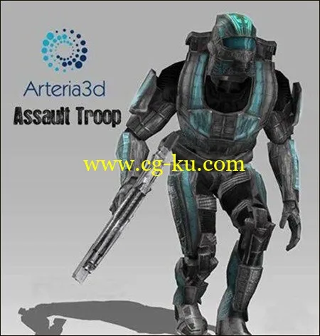 Arteria – 3D Assault Trooper [Animated Character]的图片1