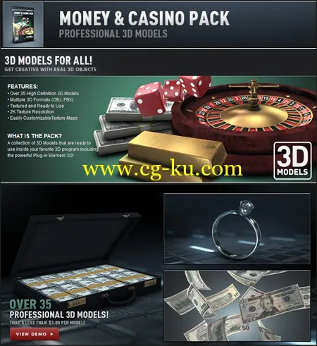 Videocopilot – Money  Casino Pack的图片1