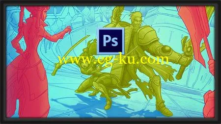 Learn to Composite a 2D Action Shot in Photoshop的图片1